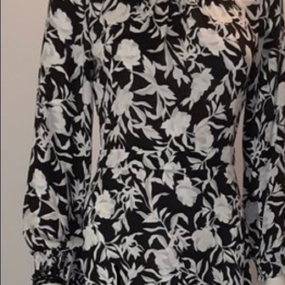 J crew long black, white and gray dress size 10